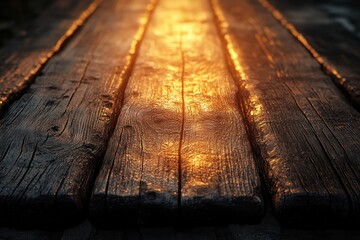 Minimalistic Aged Wood Plank Background Tranquil Rustic Texture Natural Grain Weather-beaten