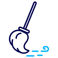 Sticker - Broom Outline Color icon