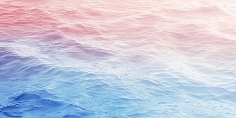 Aufkleber - Gradient water surface with soft blue, pink, and white tones showcasing delicate wavelet patterns in horizontal alignment. Ideal for serene backgrounds.