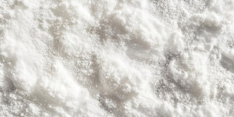 Aufkleber - Soft white snow texture covering the ground with subtle shadows in a chilly winter setting showcasing fine details and gentle undulations.