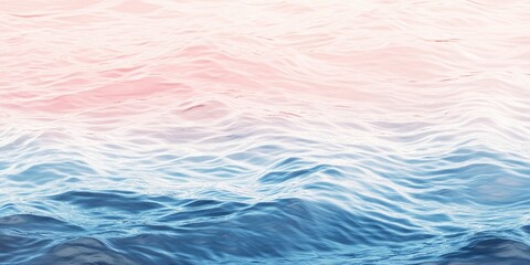 Aufkleber - Gradient water surface with soft wavelet patterns in blue, pink, and white tones flowing horizontally across the image, creating a serene effect.