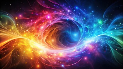 Wall Mural - Abstract glowing plasma background with vibrant colors and swirling patterns ,  space, energy, futuristic, abstract