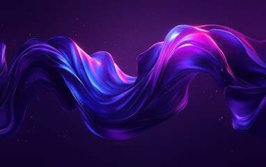 Wall Mural - Abstract background with flowing lines and fluid color transitions in shades of zen papaya