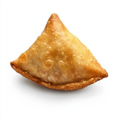 Sticker - Fried samosa pastry food white background studio shot