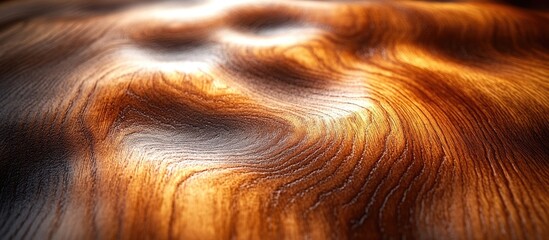 Poster - Elegant close-up of stunning natural wood grain showcasing intricate textures and rich colors for artistic decor and design applications