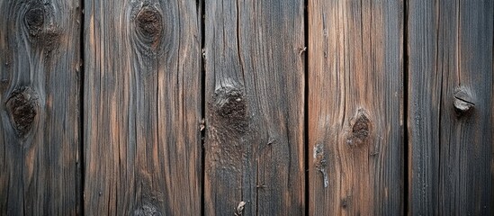 Aufkleber - Textured brown wood paneling with natural knots and imperfections suitable for backgrounds, rustic designs, or natural aesthetics.