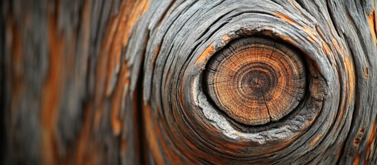 Leinwandbilder - Natural wooden texture with prominent growth rings and detailed surface pattern showcasing rustic charm and organic beauty.