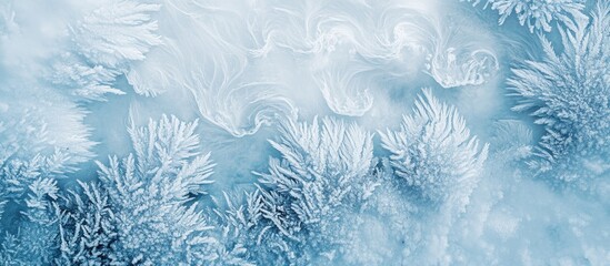 Wall Mural - Intricate patterns of drifting snowflakes captured in a vertical view showcasing winter's delicate artistry and natural beauty