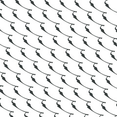Wall Mural - Repeating vertical lines with hooks