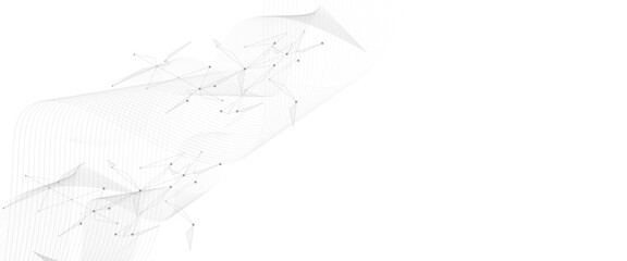 Wall Mural - Vector Connect link background. global network technology concept. Digital technology futuristic internet network speed connection white background.