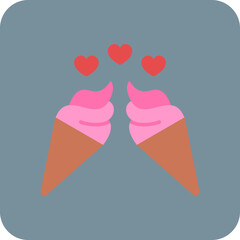 Wall Mural - Ice Cream Icon