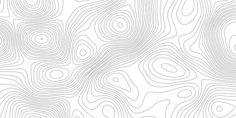 Leinwandbilder - Abstract Topographic background. Geographic line map. Wavy pattern design. Paper texture imitation of a geographical map shades. Vector illustration.
