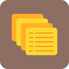 Wall Mural - Sticky notes Icon