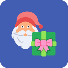 Sticker - Santa claus Icon