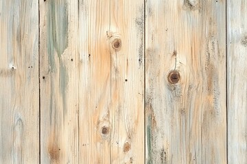 Rustic Weathered Wooden Plank Texture with Natural Knots and Grain Pattern for Background Design