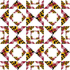 Wall Mural - maryland pattern. geometric background for decoration. vector illustration