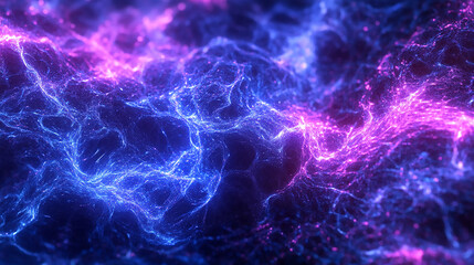 Wall Mural - abstract blue and pink digital wave background showcasing abstract visuals and the enchanting energy