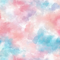 Wall Mural - Pastel watercolor texture in pink and blue shades for backgrounds or artistic designs
