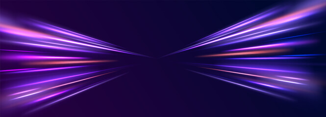 Wall Mural - creative vector illustration of flying cosmic meteor, planetoid, comet, fireball isolated on transpa