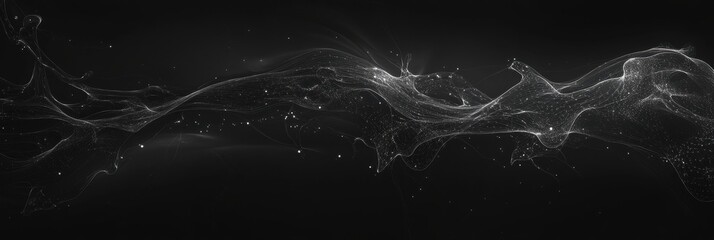 Fototapete - Neural pathways illuminated in a conceptual representation of the brain and nervous system with electrical signals. Generative AI