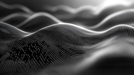 Wall Mural - This abstract background image showcases the digital data stream with binary code, representing the concept of technology, information flow, connectivity, data processing, and innovation.