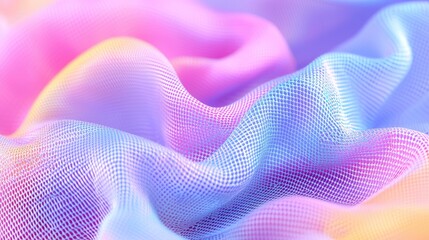 Wall Mural - Pastel Wave Abstract Background, Design Texture