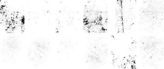 Leinwandbilder - Grunge textures set. Collection of vector, distress, textures .Simply Place grungy textured overlay over any Object to Create grunge ,dirty effect .Various distressed texture for your design.
