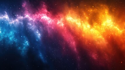 Wall Mural - fantasy rainbow background