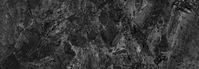 Wall Mural - black marble stone texture, natural background