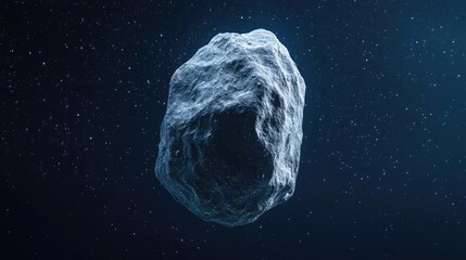 Wall Mural - asteroid space rock cosmic dark background science