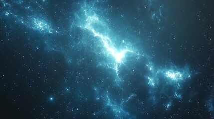 Cosmic Nebula, glowing gas, space background