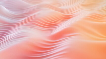 Poster - Abstract design features a flowing rainbow wave pattern with soft color gradients, offering a dynamic visual and ample copy space for projects