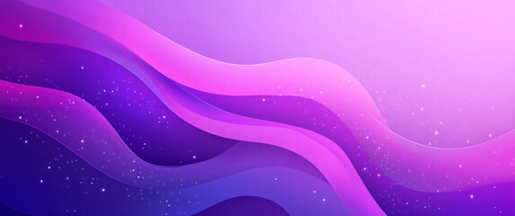 Wall Mural - vibrant purple abstract background with sparkling effects