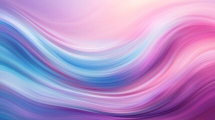 Aufkleber - Swirling pastel colors blend seamlessly on a wrinkled silicone sheet, reflecting light and forming a dynamic, abstract composition with ample copy space