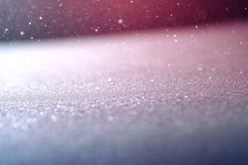 Fototapete - A textured brushstroke in soft lavender color glides across a white canvas, with silver glitter adding an elegant sparkle, inviting artistic inspiration