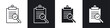 © Ravi - Inspection icons in flat and thin stroke style