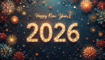 Sticker - happy new year 2026