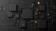© lisa - Dark Circuit Board, glowing nodes