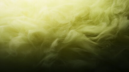 Aufkleber - Enchanting green smoke swirls gracefully in mid-motion against a black backdrop, providing a striking composition perfect for creative use and design projects