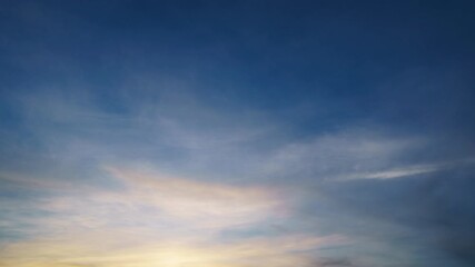 Wall Mural - beautiful sunset sky abstract background timelapse