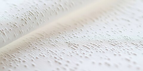 Poster - White piece of paper with a pattern on it
