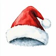 © Grapy Media - Festive red Santa hat with white trim.