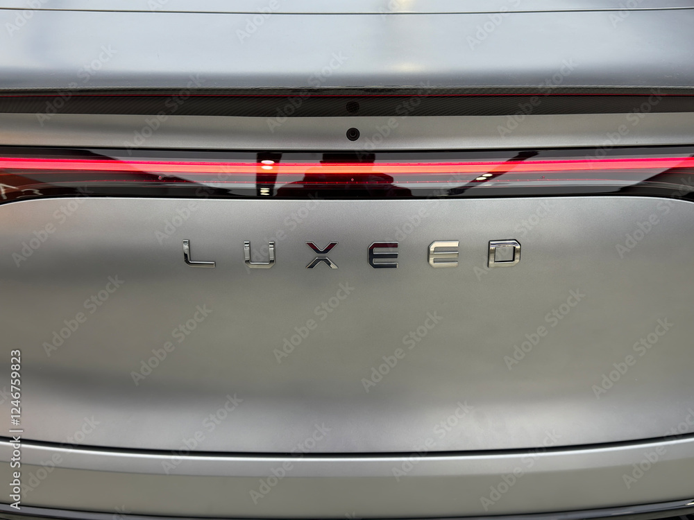 Wuhan,China-Feb.15th 2024: Luxeed electric vehicle brand logo Stock ...