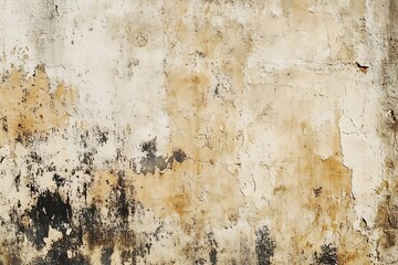 Poster - Aged Rustic Wall Texture with Weathered Patina in Natural Earthy Tones : Generative AI
