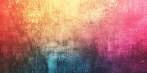 Poster - Vibrant Multicolor Gradient Abstract Textured Background for Artistic and Creative Designs : Generative AI