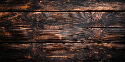 Poster - Rustic Wooden Planks with Natural Texture and Rich Grain Pattern : Generative AI