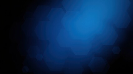 Wall Mural - abstract blue hexagon pattern background design for modern presentations