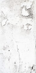 Poster - Cracked White Textured Concrete Wall Perfect for Urban and Industrial Backgrounds : Generative AI