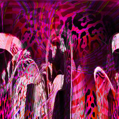 Wall Mural - abstract fractal background