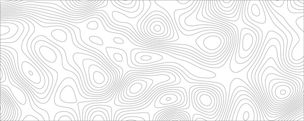 Aufkleber - Abstract grid with lines, Topographic contour map. Geographic mountain contours map texture with stains. Modern design with White background with topographic wavy pattern design.